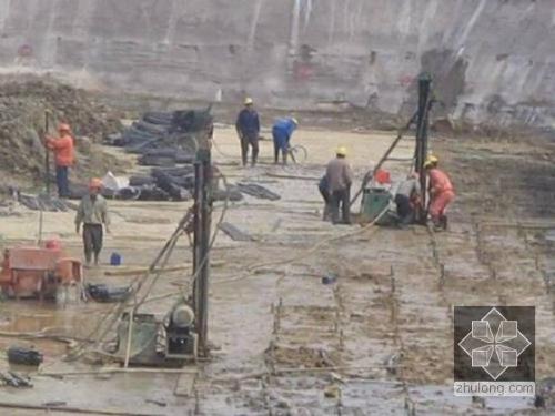 贡觉我公司承建北京房山区水池地基注浆加固工程